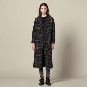 Sandra Plaid Wool Coat
